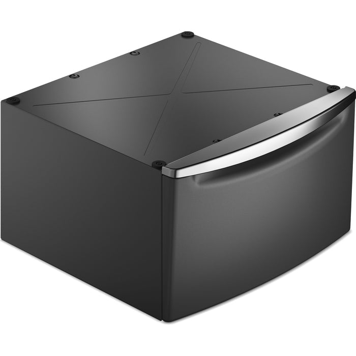 Whirlpool 15.5" Pedestal for Front Load Washer and Dryer with Storage - Volcano Black (XHPC155MBK)