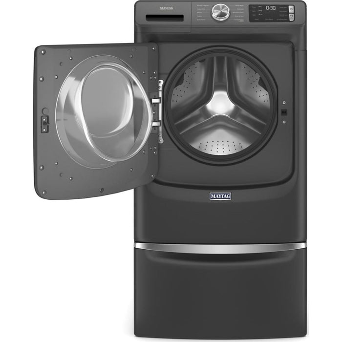 Whirlpool 15.5" Pedestal for Front Load Washer and Dryer with Storage -Volcano Black (XHPC155MBK)