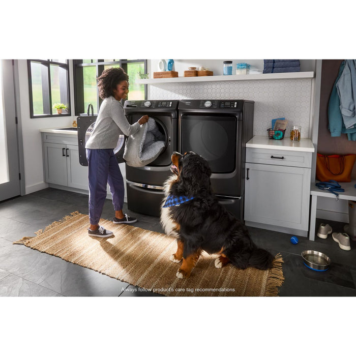 Whirlpool 15.5" Pedestal for Front Load Washer and Dryer with Storage -Volcano Black (XHPC155MBK)