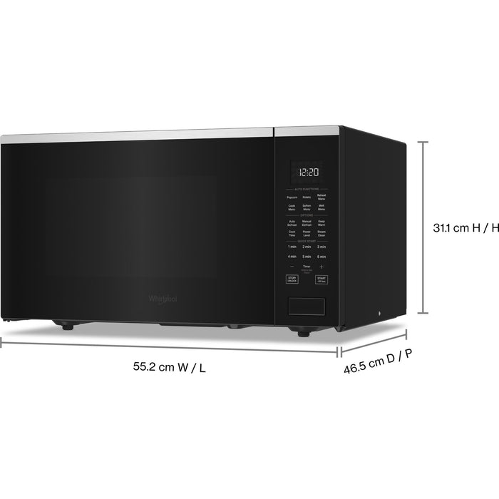 Whirlpool 1.6 cu.ft. Sensor Cooking Microwave - Fingerprint Resistant Stainless Steel (YWMCS7022RZ)