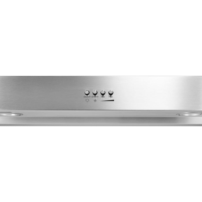 Whirlpool 24" Range Hood with Dishwasher-Safe Full-Width Grease Filters - Stainless Steel (WVU37UC4FS)