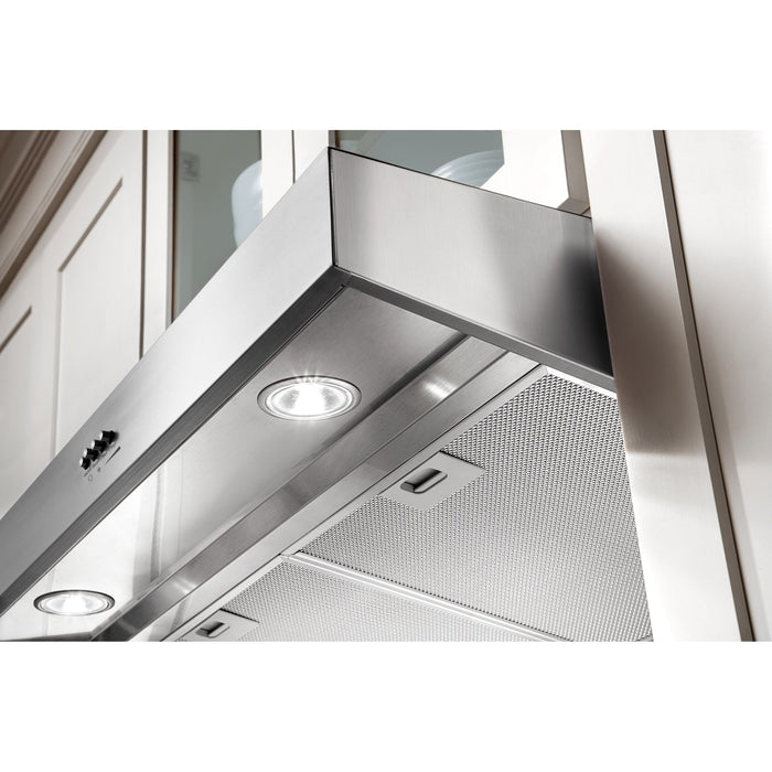 Whirlpool 24" Range Hood with Dishwasher-Safe Full-Width Grease Filters - Stainless Steel (WVU37UC4FS)