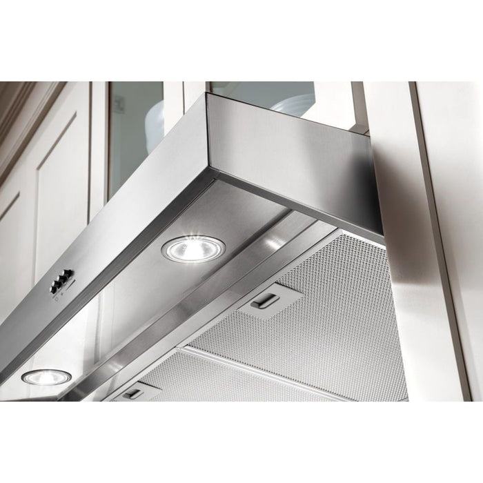 Whirlpool 30" Range Hood with Dishwasher-Safe Full-Width Grease Filters - Stainless Steel (WVU37UC0FS)