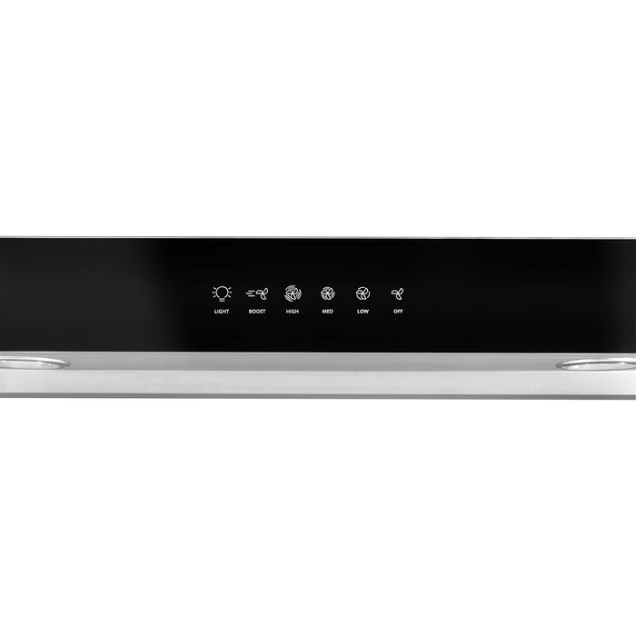 Whirlpool 30" Range Hood with Dishwasher-Safe Full-Width Grease Filters - Stainless Steel (WVU37UC0FS)