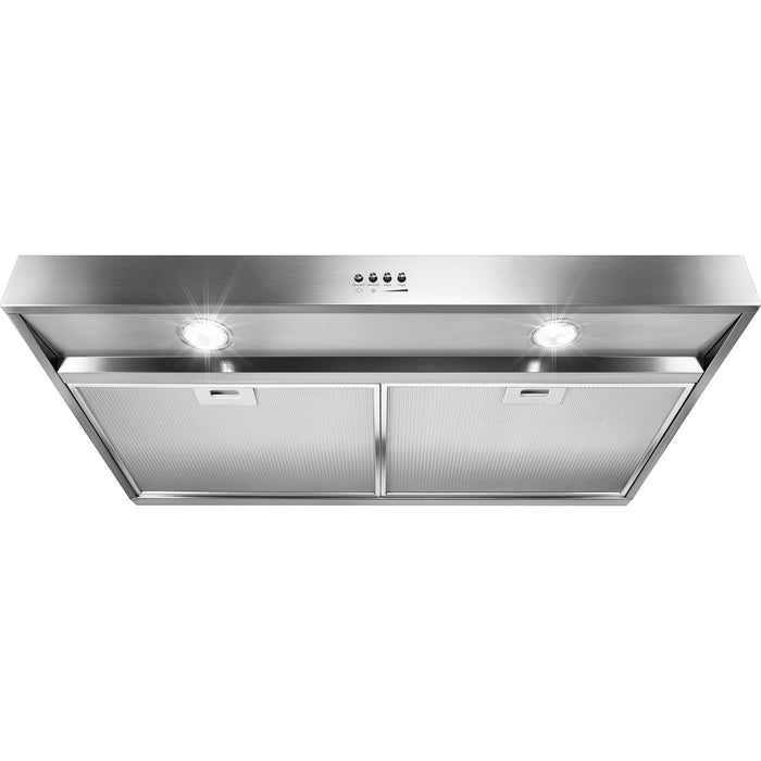 Whirlpool 30" Range Hood with Dishwasher-Safe Full-Width Grease Filters - Stainless Steel (WVU37UC0FS)