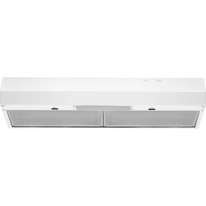 Whirlpool 30" Range Hood with Dishwasher-Safe Full-Width Grease Filters - White (WVU17UC0JW)