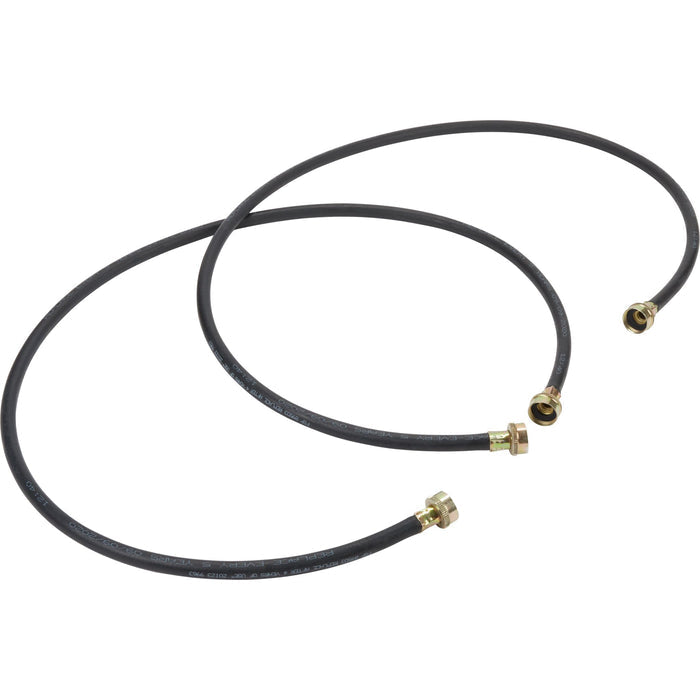 Whirlpool 5' Black Washer Inlet Hoses 1050 PSI - 2 Pack -  (8212641RP)