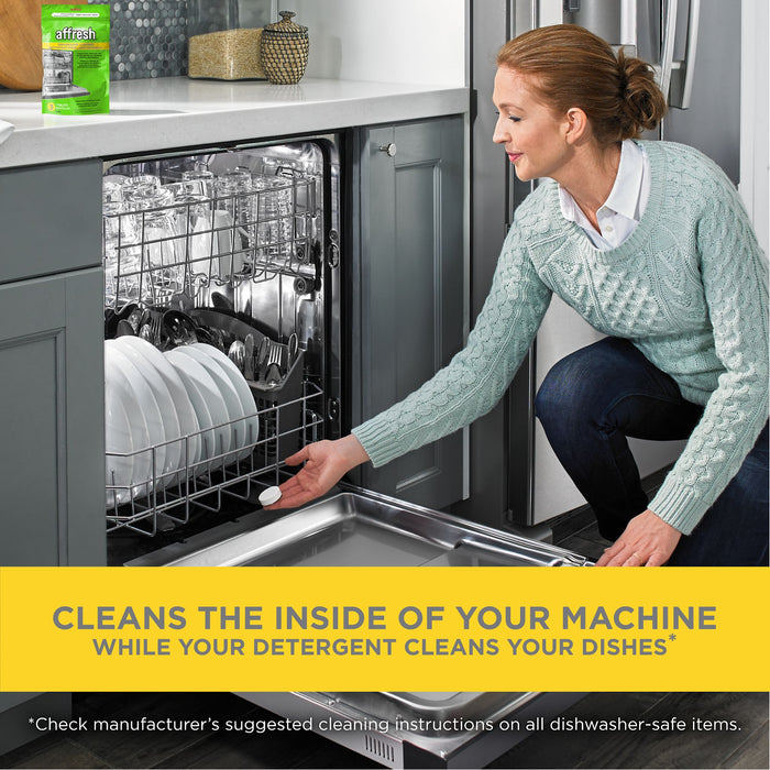 Whirlpool Affresh Dishwasher Cleaner - 3 count - White (W10288149B)