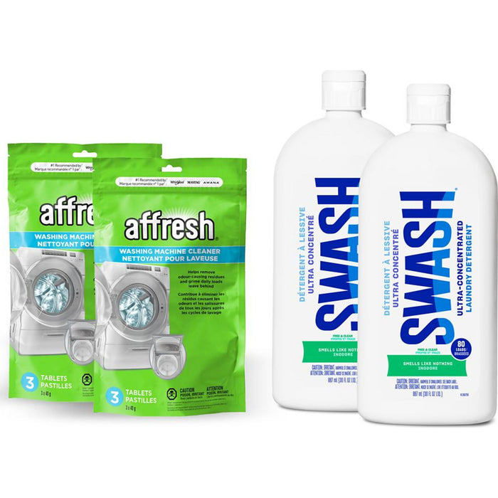 Whirlpool Affresh Washing Machine Cleaner - 3 count -White (W10135699B)