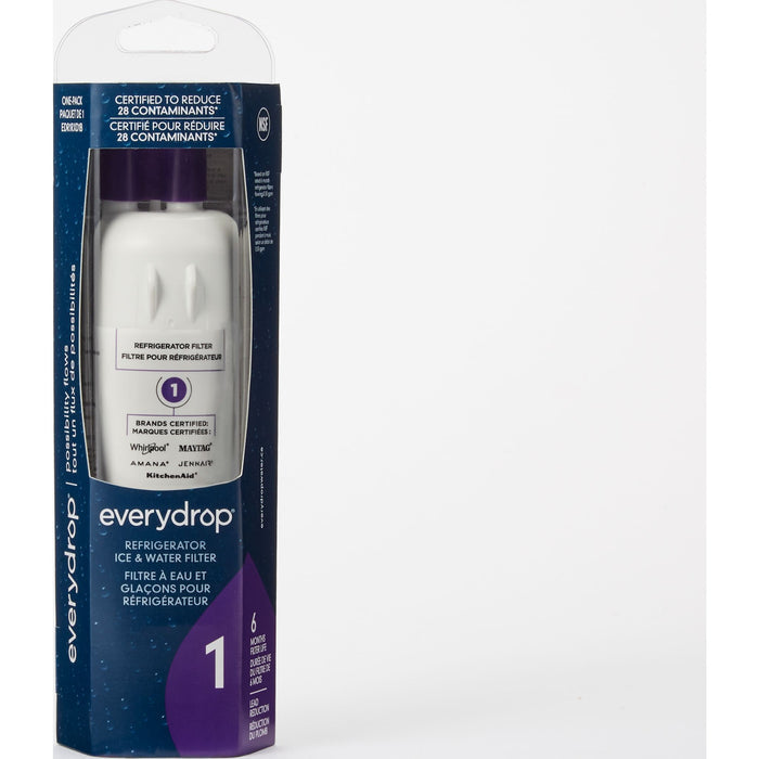 Whirlpool everydrop Ice & Water Refrigerator Filter 1 - EDR1RXD1B - White (EDR1RXD1B)