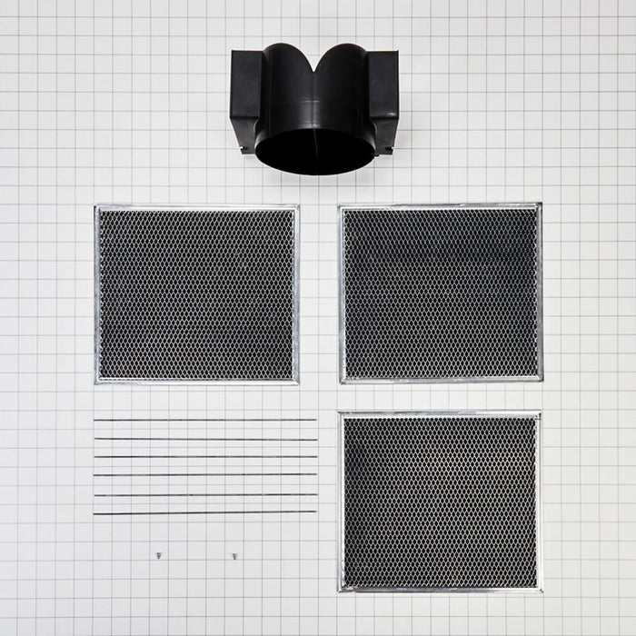 Whirlpool Range Wall Hood Recirculation Kit -Silver (W11430940)