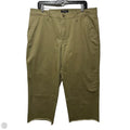 Wide Leg Cropped Chino Pants By Banana Republic In Green, Size: 16