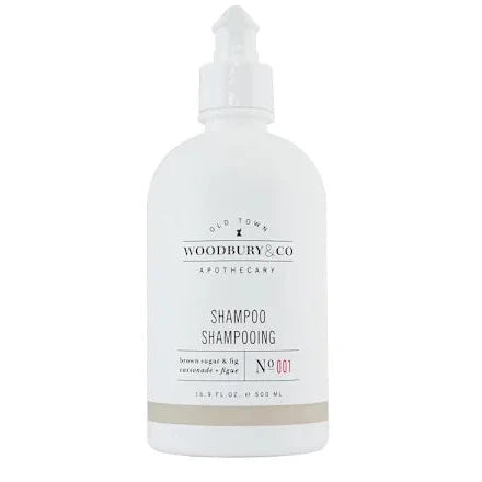 Woodbury & Co. No. 001 Brown Sugar & Fig Hotel Shampoo (500ml / 16.9 oz)