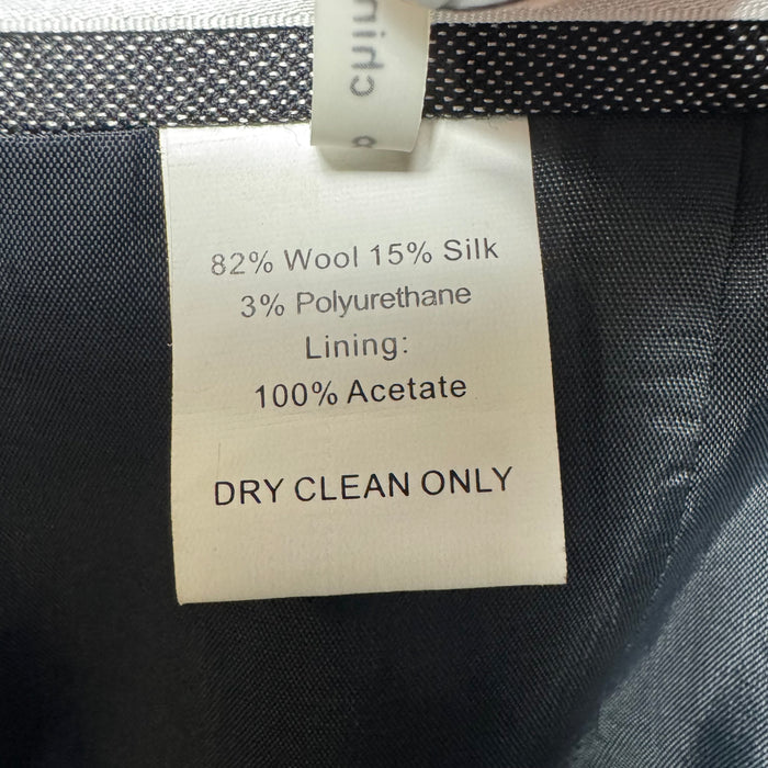 Wool and Silk Skirt Mini & Short By Trina Turk In Grey, Size: 8