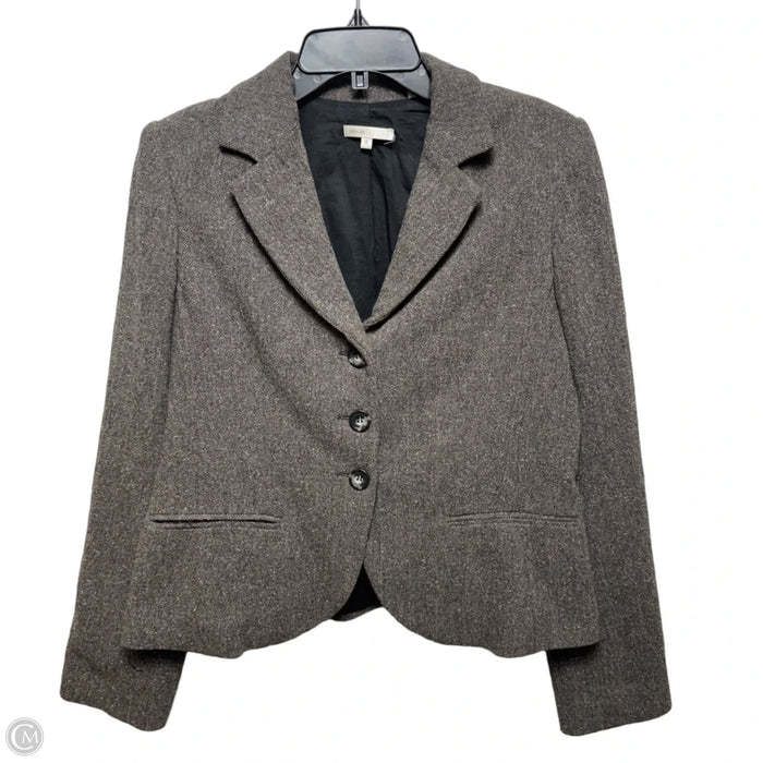 Wool Blend Blazer By Vince In Brown, Size: 12