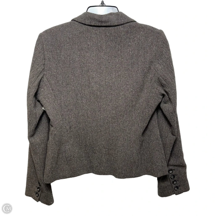 Wool Blend Blazer By Vince In Brown, Size: 12