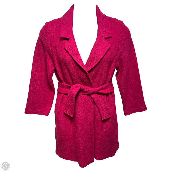 Wool Blend Coat By Rachel Zoe In Pink, Size: M