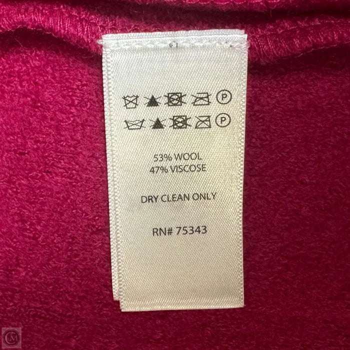 Wool Blend Coat By Rachel Zoe In Pink, Size: M