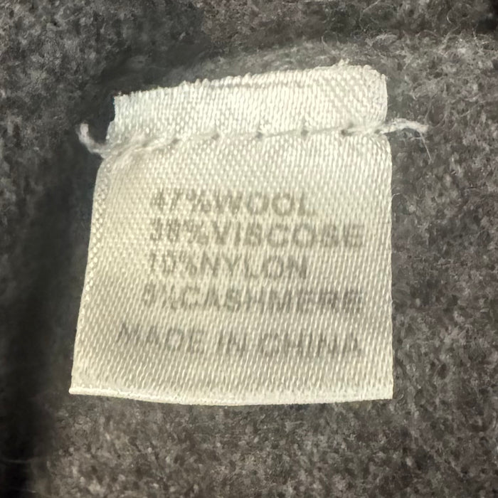 Wool Blend Shawl By Acrobat In Grey, Size: Osfm