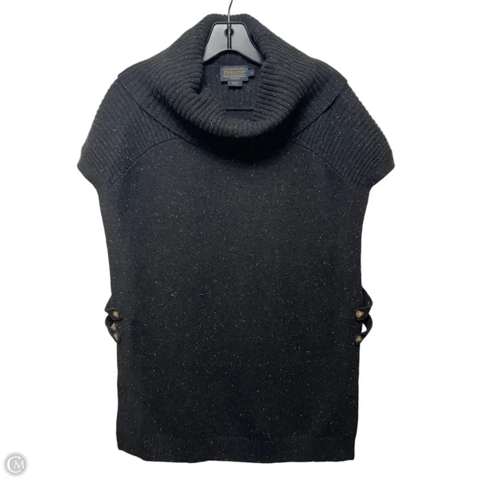 Wool Blend Sweater By Pendleton In Black, Size: M