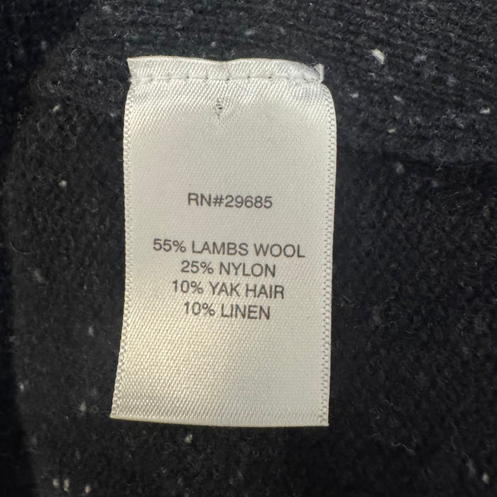Wool Blend Sweater By Pendleton In Black, Size: M