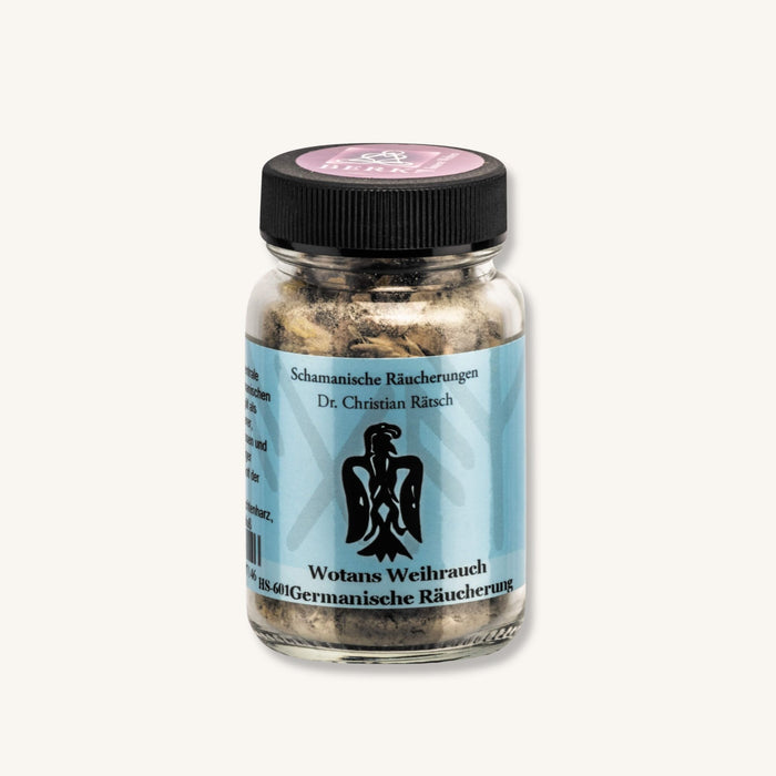 Wotans Weihrauch germanische Raeuchermischung im Glas, 60 ml