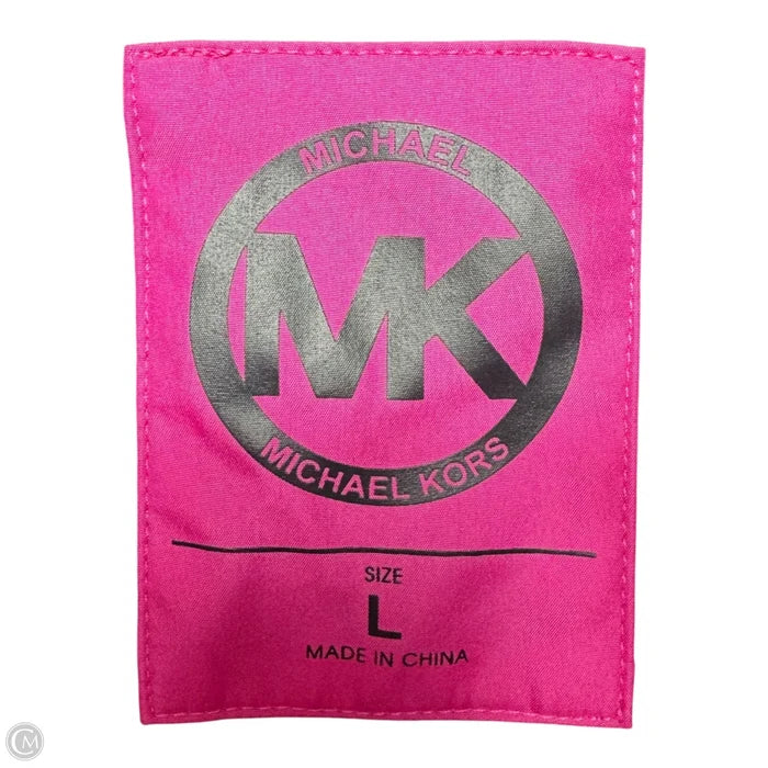 Woven Hooded Anorak By Michael By Michael Kors In Pink, Size: L