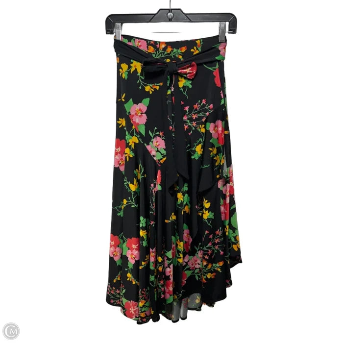 Wrap Skirt Maxi By Cabi In Floral Print, Size: S
