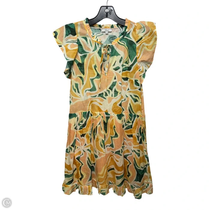 Zinnia Dress By Rails In Tulum Yellow Floral Print, Size: S