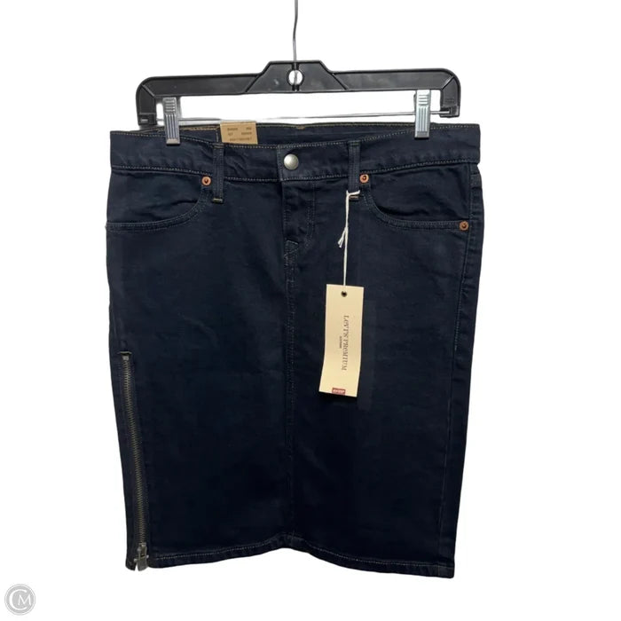 Zippit Kit Skirt By Levis In Blue Denim, Size: 6/28